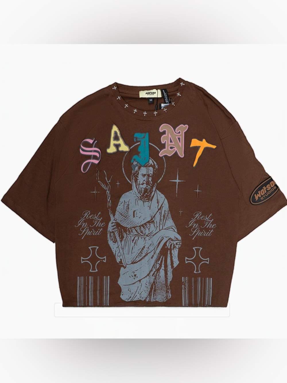 ✝️ Watson “Rest In The Spirit” Cropped Tee (NWT)